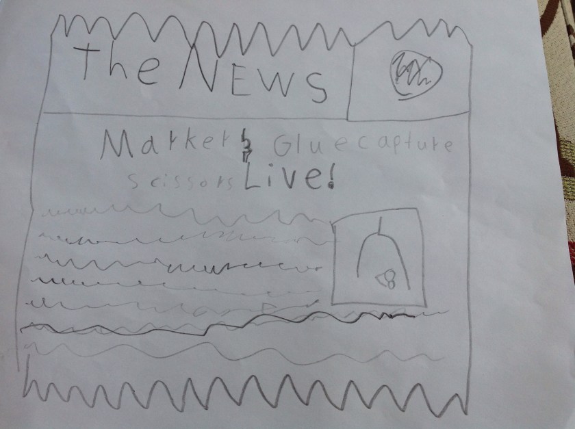 The NEWS Marker & Glue capture Scissors Live!